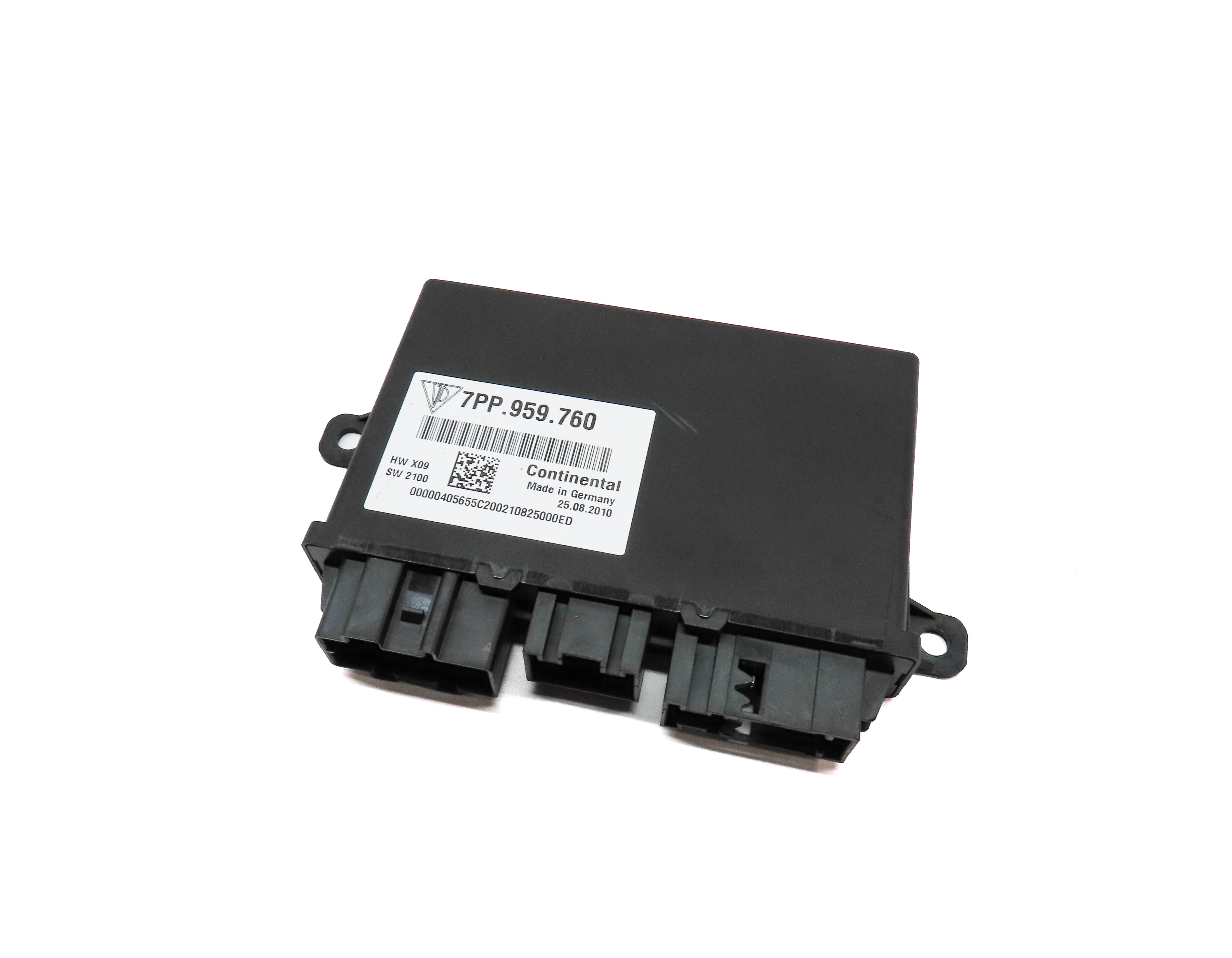 2011 PORSCHE CAYENNE HYBRID (958) FRONT LEFT DRIVER SEAT CONTROL MODULE — exact item pictured